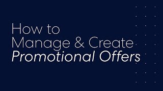 How to Manage and Create Promotional Offers | SmartAC