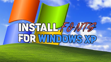 How to install Fonts in windows xp #shorts #tech #microsoft