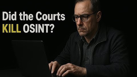 The End of OSINT? A Landmark Court Ruling Changes Everything.