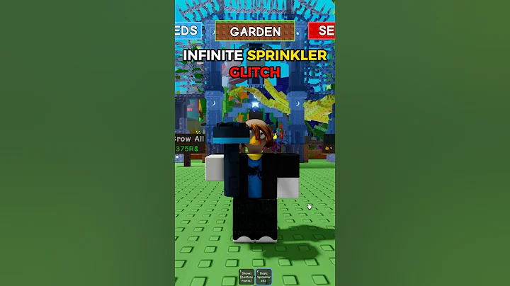 GROW A GARDEN INFINITE SPRINKLER GLITCH! #shorts #roblox #growagarden