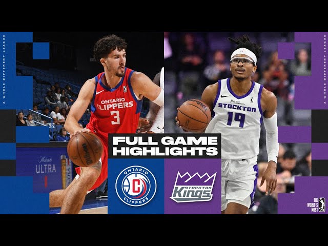 South Bay Lakers vs. Stockton Kings - Game Highlights 