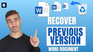 [2024 new] how to recover previous version of word document | 100% works