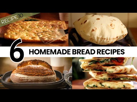 6 Easy to follow Homemade Bread recipes