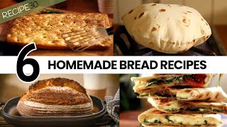 6 Easy to follow Homemade Bread recipes by Recipe30 81,335 views 3 weeks ago 26 minutes