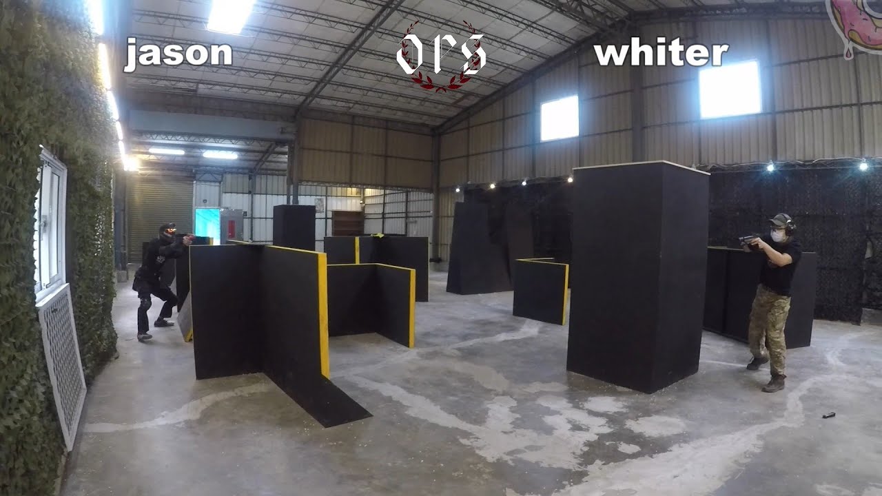 airsoft 1V1s and mixed plays at Joby's SpeedQB field YouTube