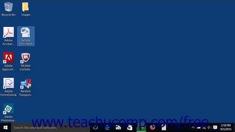 Windows 10 Tutorial The Windows Desktop Microsoft Training