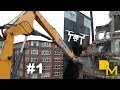 LIEBHERR R960 LONGFRONT BAGGER [DROHNE] #1 ABBRUCH BAUSTELLE IN DER INNENSTADT drone at demolition