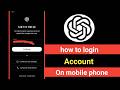 Unable to login chat gpt account how to login chat gpt with gmail id