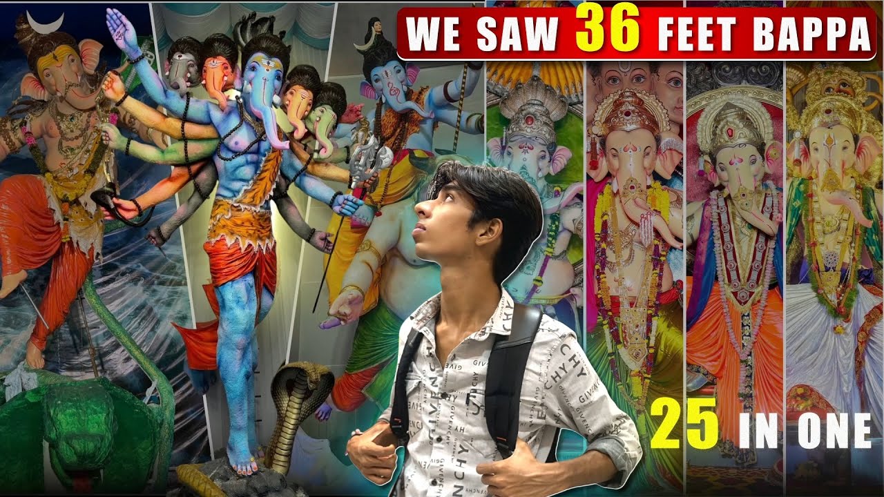 Mumbai Ganpati Darshan | Fort + Kamathipura + Colaba | (25 In One) 😍