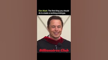 #Shorts - Elon Musk: The First Thing You Should Do Is Create a Working Prototype