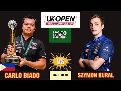 CARLO BIADO VS SZYMON KURAL - Is Biado returning to top form? UK OPEN POOL CHAMPIONSHIP