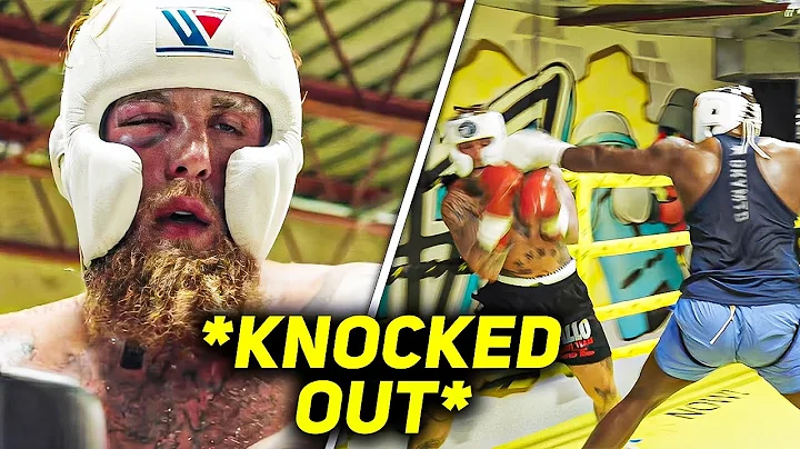 Jake Paul KNOCKED OUT by Heavyweight Sparring Partner For Anthony Joshua Fight