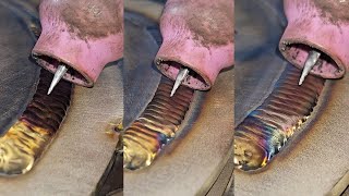 Few TIG welders know the difference between 3 aiming methods ! Lap joint welding