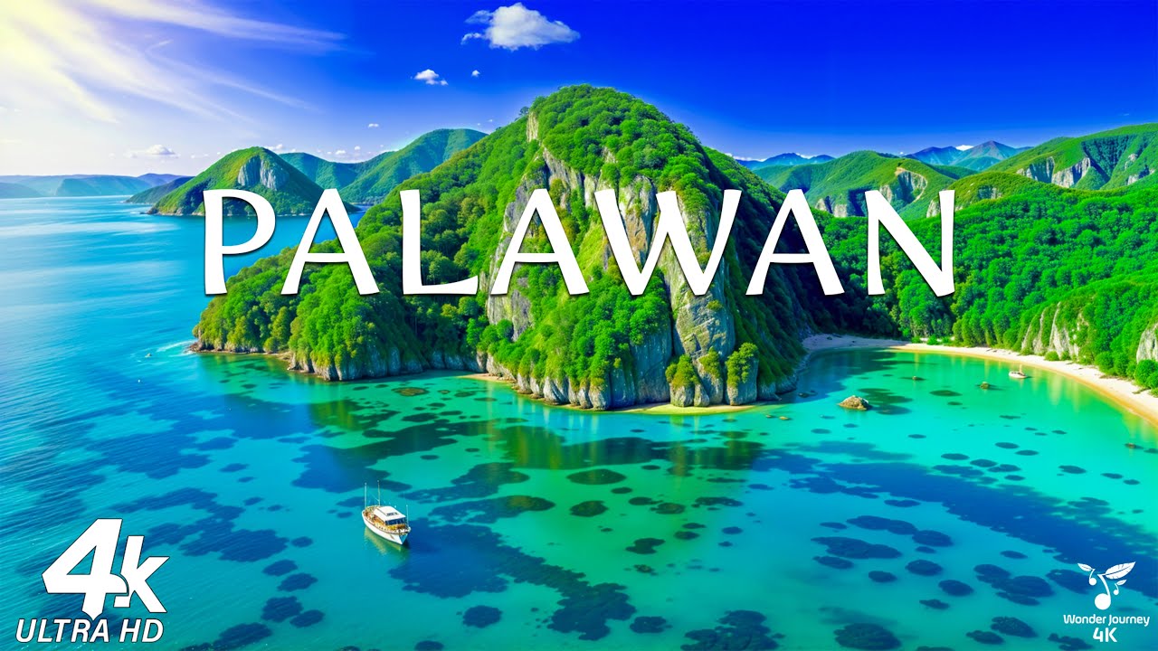 Palawan, Philippines 4K - Explore the Pristine Beaches, Limestone Cliffs – VIDEO 4K UHD