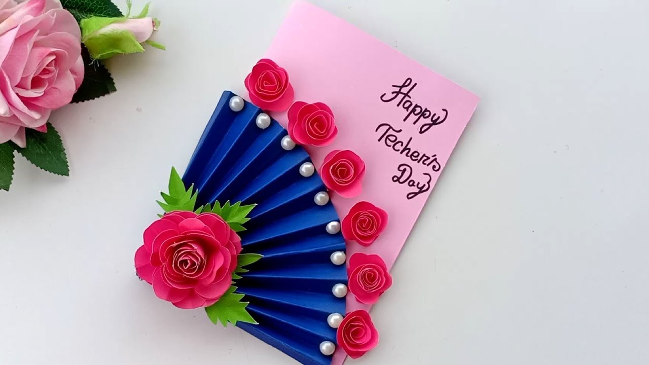 DIY Teacher's Day card/ Handmade Teachers day card making idea - YouTube