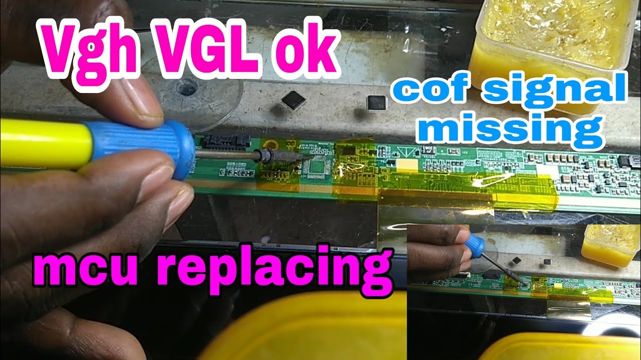 panel voltage Vgh VGL bypass not ok . mcu replace set ok