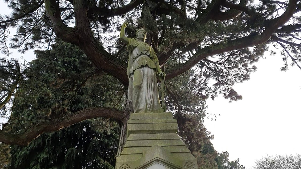 The elegant Angel of Yardley Cemetery YouTube