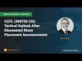 CATL (300750 CH): Tactical Outlook After Discounted Share Placement Announcement