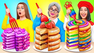 Reto De Cocina Yo vs Abuela | Simples trucos y herramientas de cocina secretas de Multi DO Challenge