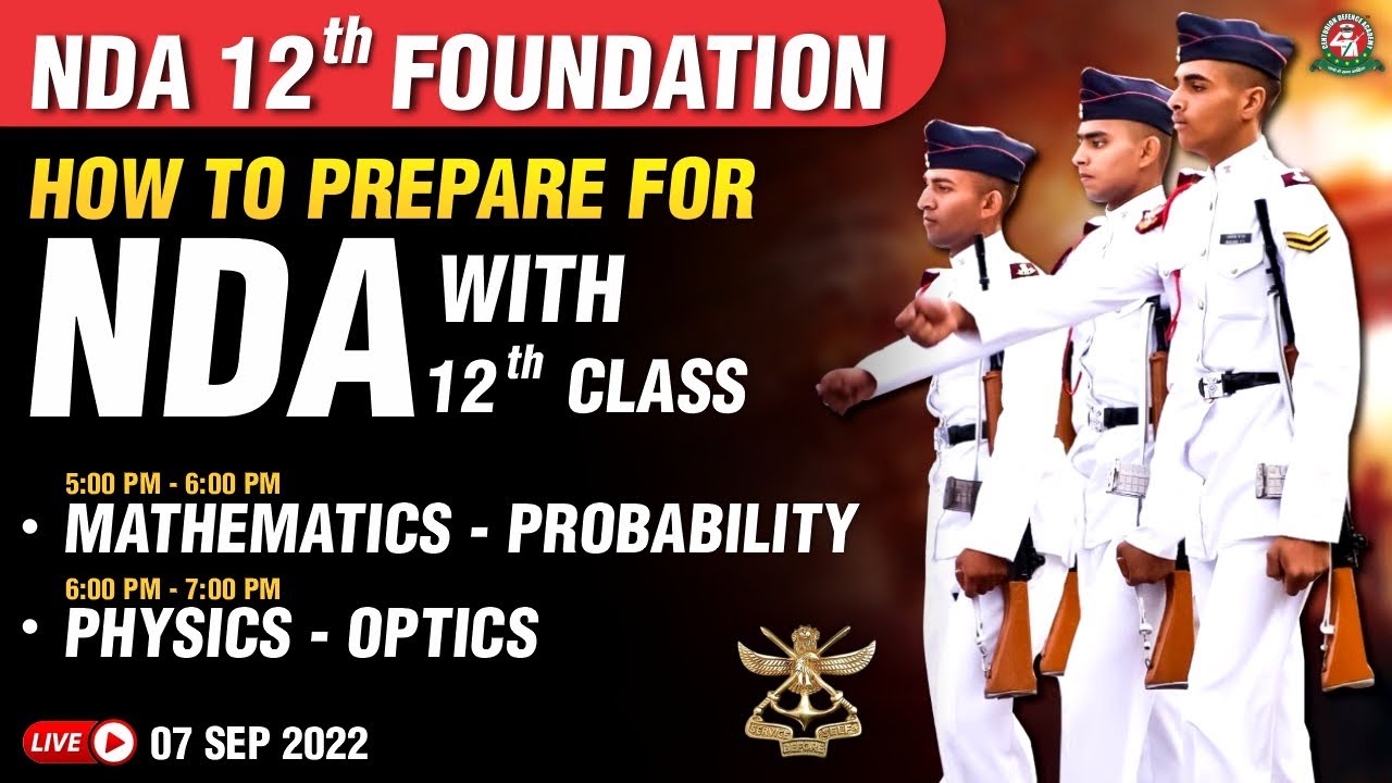How to Prepare Mathematics and Physics for NDA with 12th Class?| NDA ...