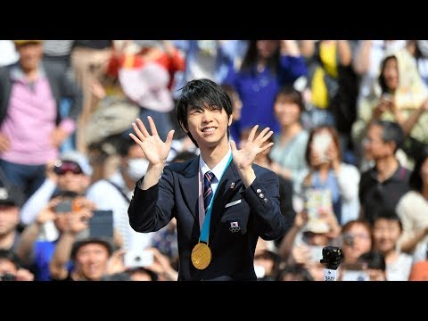 羽生結弦 凱旋パレード CM スチル画像。CMを再生できます。 羽生結弦 凱旋パレード CM スチル画像。CMを再生できます。