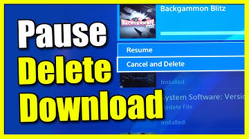 How to Pause or Delete Download on your PS4 Console (Easy Tutorial)