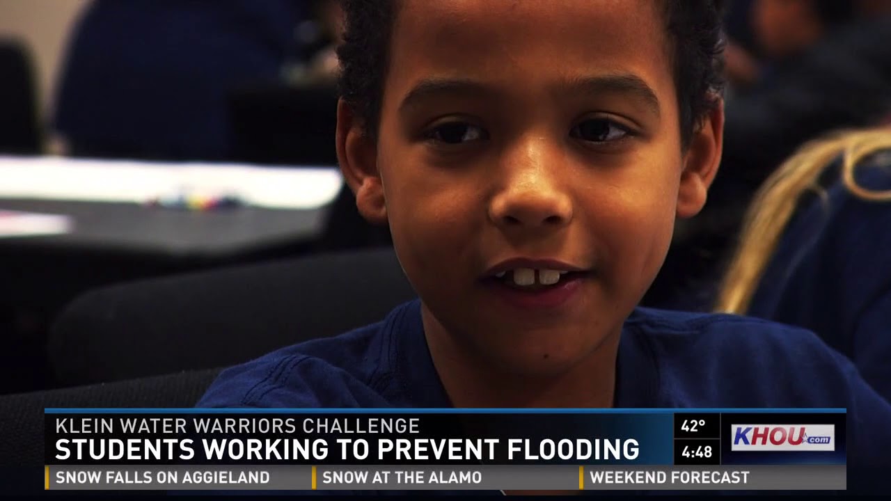 In Klein ISD, students work to prevent flooding in Water Warriors Challenge