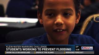 In Klein ISD, students work to prevent flooding in Water Warriors Challenge