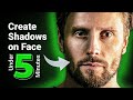 Create shadows on Face | Step-by-Step Photoshop Tutorial