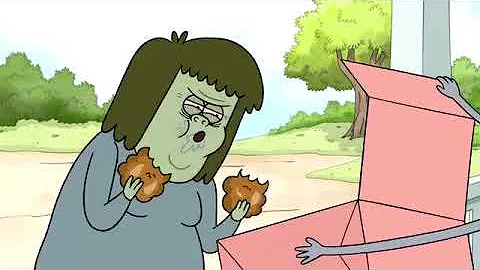 Regular Show - Muscle Man Eats Donuts