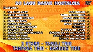 Kompilasi Lagu Batak Nostalgia 3 Stars, Taruli Trio, Tampana Trio, Hamidos Trio || Lagu Batak Lawas