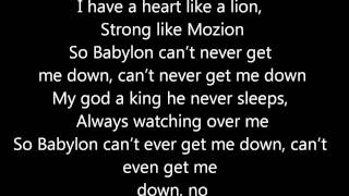 Video thumbnail of "Jah Sun Ft Peetah Morgan - Heart Like A Lion with Lyrics"