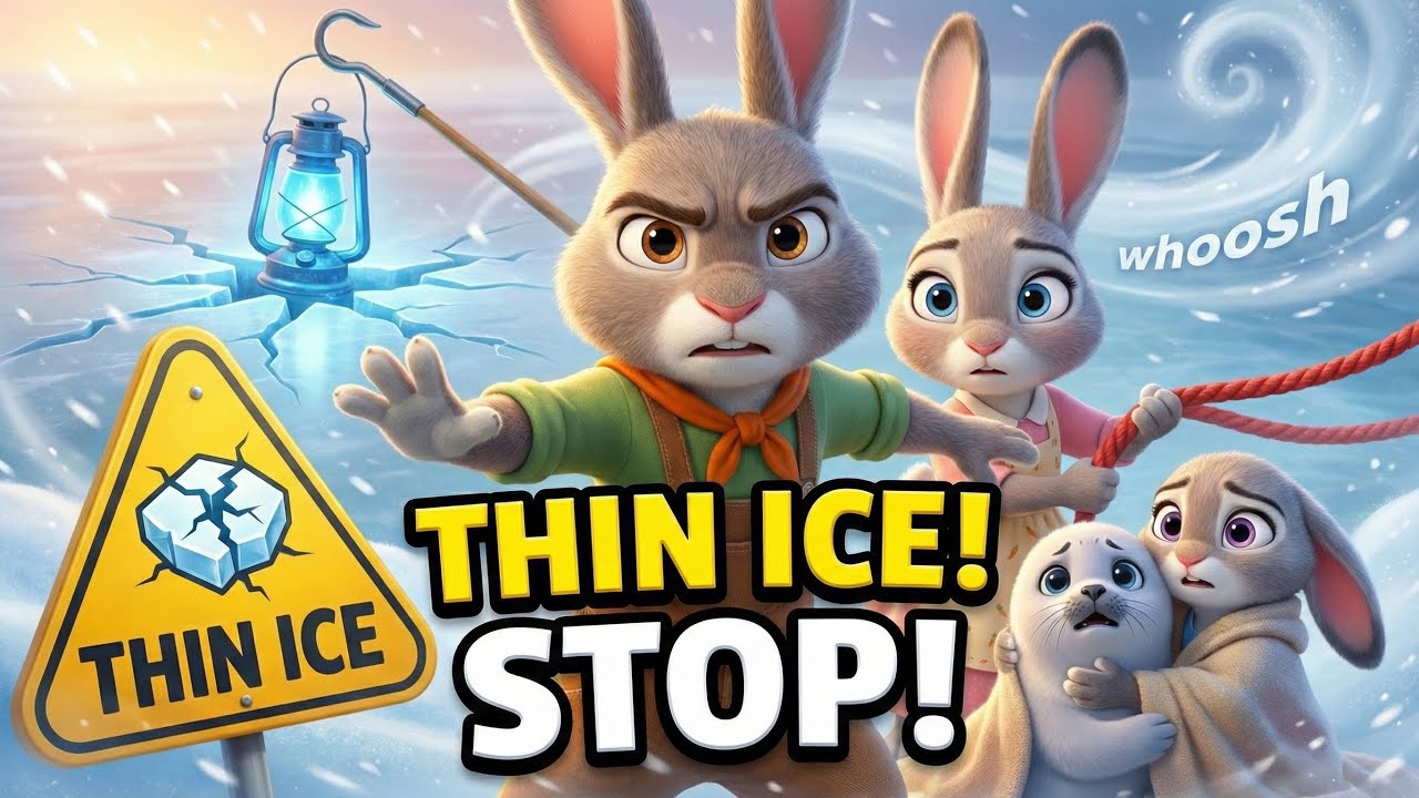 The Buck’s Forest Adventures – The Baby Seal’s Lost Ice Lantern! 🕯️❄️ Safe Winter Night Story