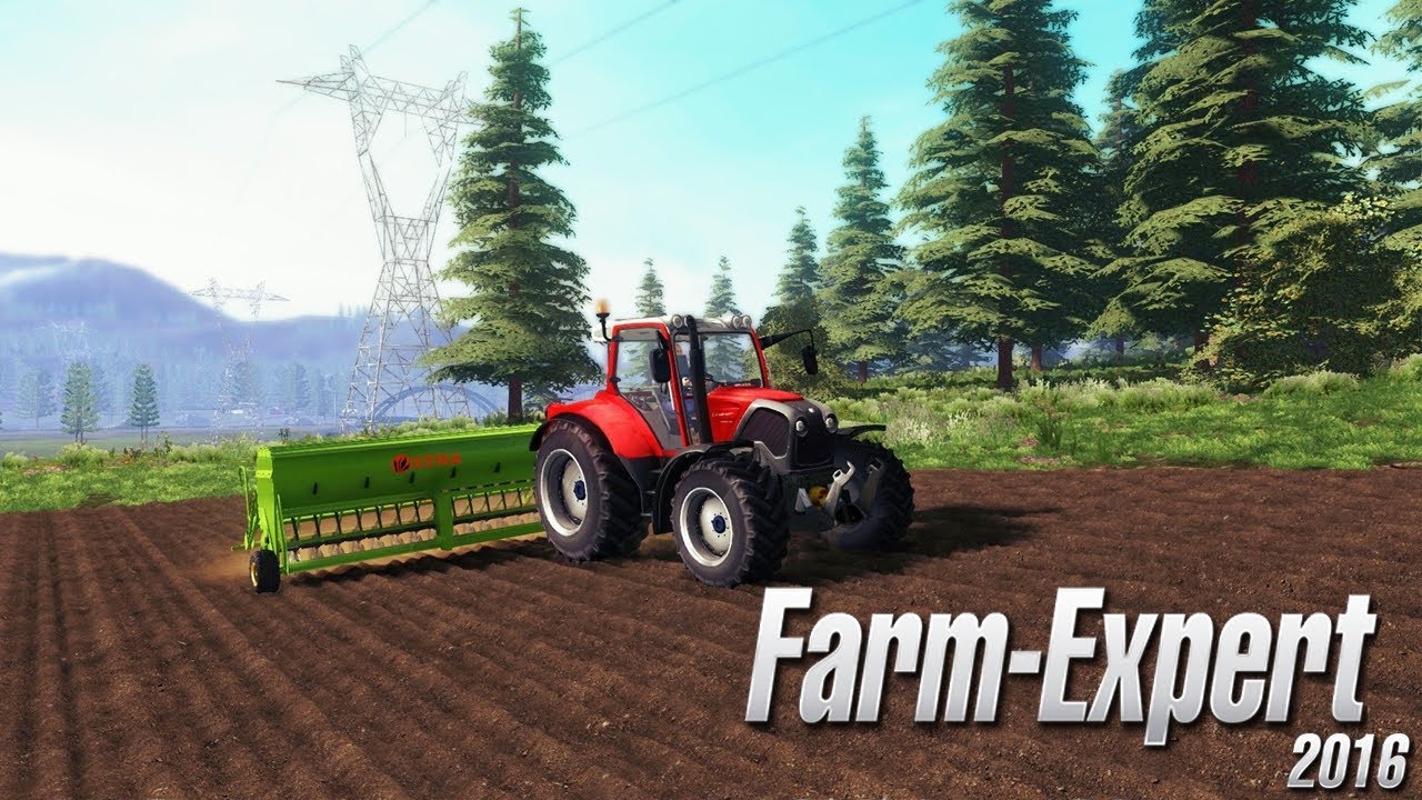 Вспашка поля / Прохождение Farm Expert 2016 Gameplay