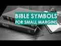 Bible Symbols System for Small Margins