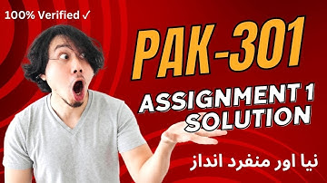 PAK301 ASSIGNMENT 1 SOLUTION 2023 || PAK301 ASSIGNMENT 1 SPRING 2023 SOLUTION ||