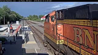 BNSF, CN, And CSX Train La Plata, MO