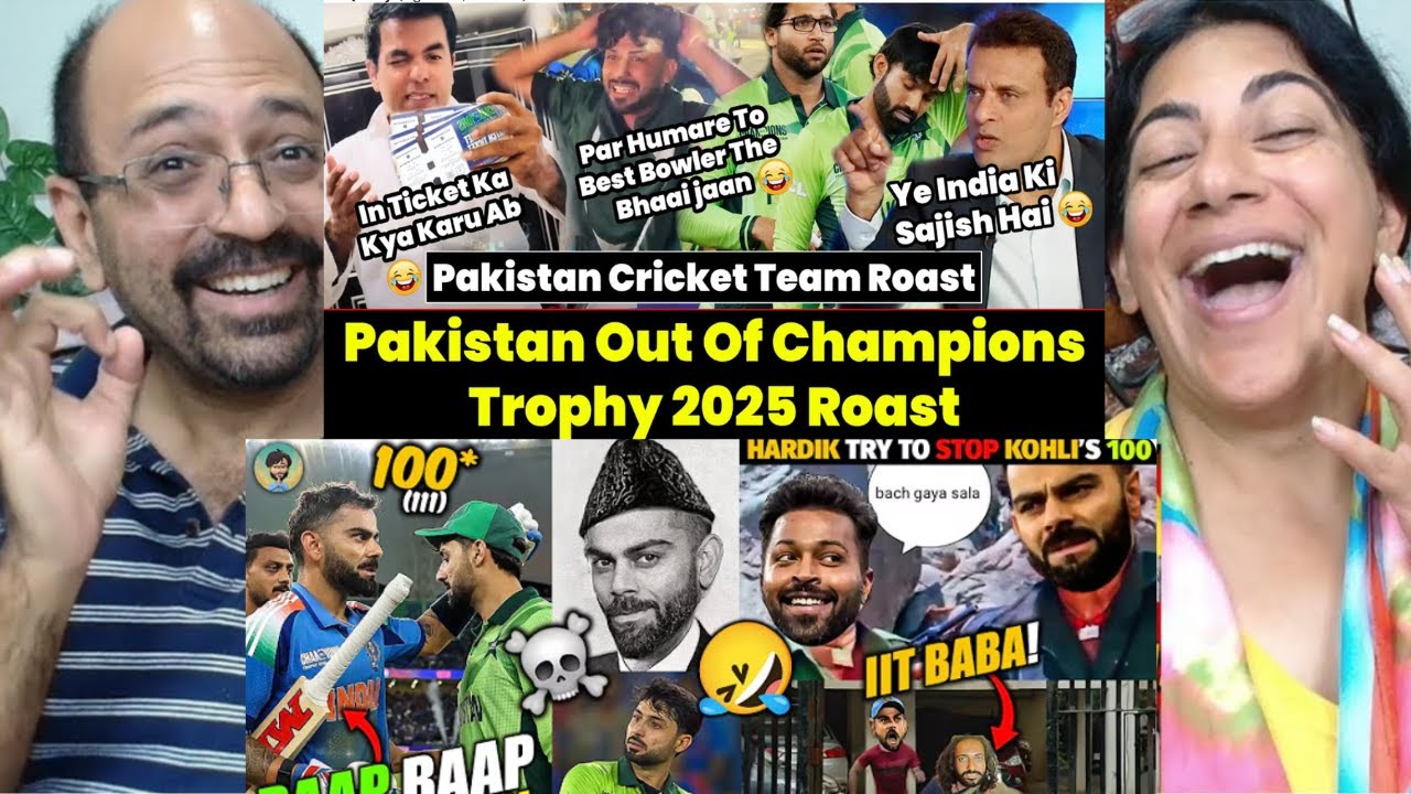Pakistan Out Of Champions Trophy 2025 R0AST | Pakistan Cricket Team R0AST | Pak R0AST |