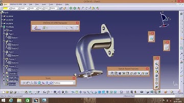 CATIA V5 | PIPE JOINT DESIGN | PART DESIGN | TUTORIAL | FOR BEGINNERS