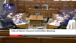 City of Akron Council Committee Meeting - 12.12.2022 (Budget & Finance)