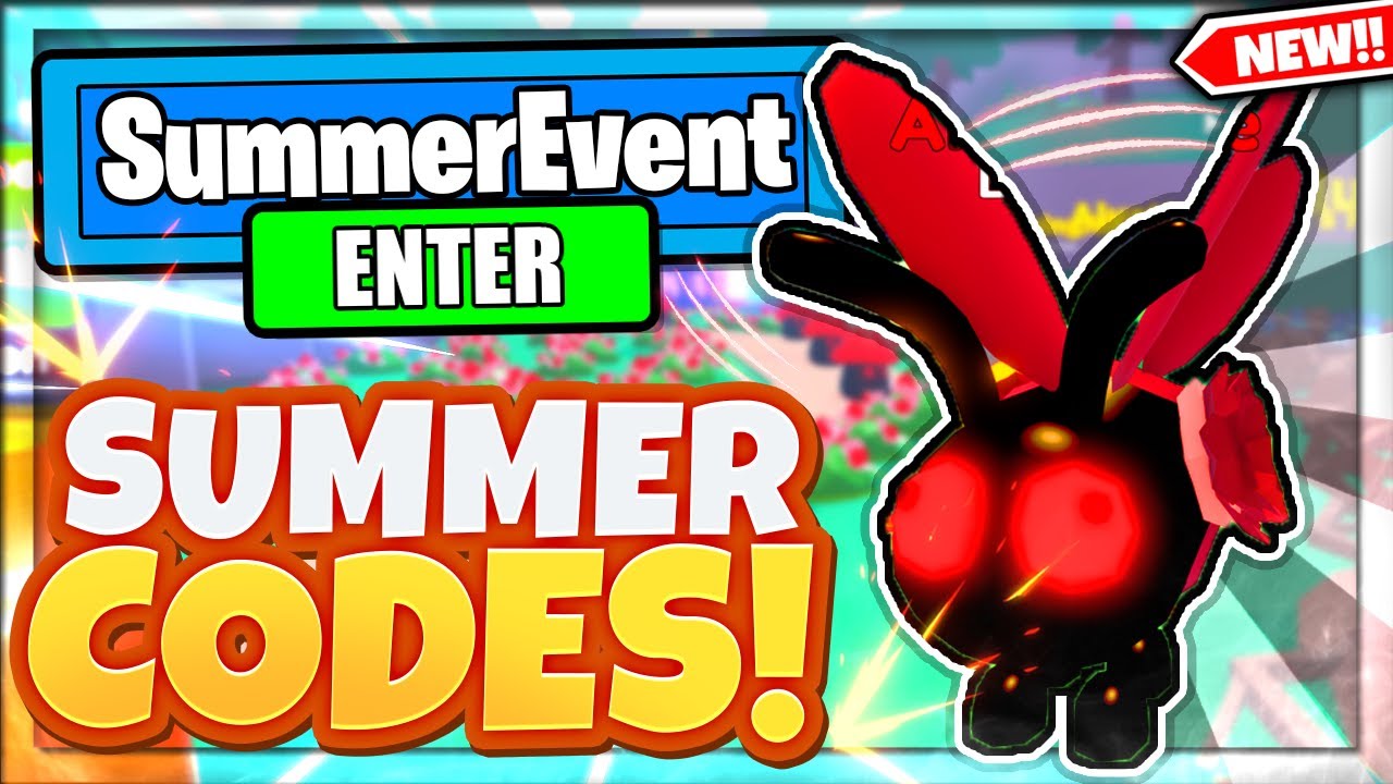 All New Summer Event Update Codes Pet Swarm Simulator Roblox Youtube - roblox robux summer event