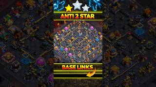 ANTI 3 STAR LEGEND LEAGUE BASE FOR PRO PUSHERS #clashofclans #shorts #th18base