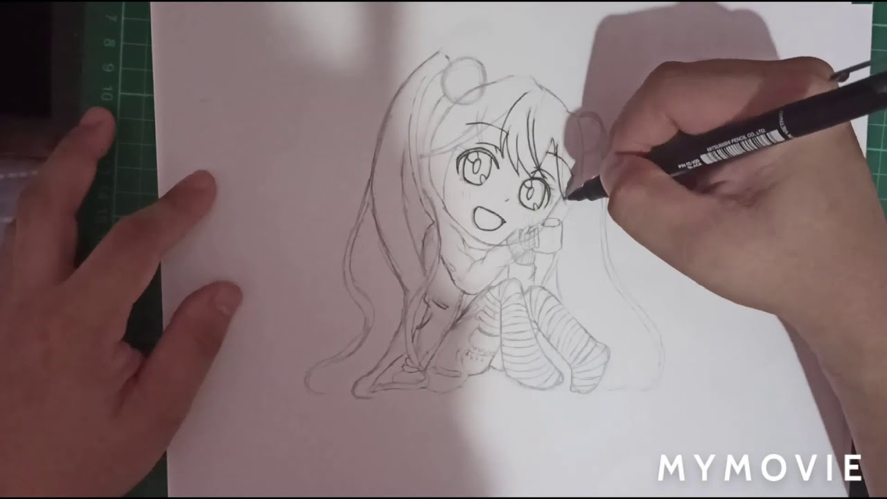 Cute Chibi Anime Girl Hatsune Miku Casual Wear Youtube