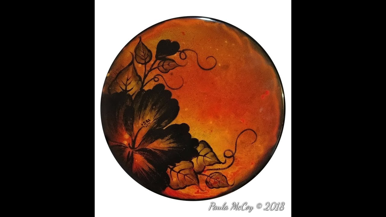 2018 CFE Glass Enamel Pour and Brush Strokes