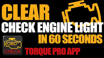 CLEAR Check Engine Light in 60 SECONDS  with TORQUE PRO