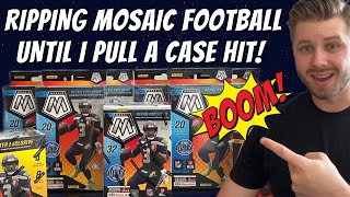 I Opened Mosaic Football Until I Pulled A Case Hit! Unreal SSP Pull!