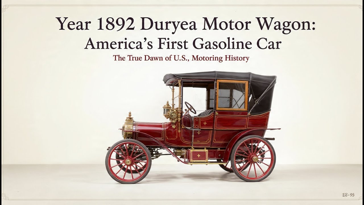 1892 Duryea Motor Wagon: America’s First Gasoline Car | The True Dawn ...