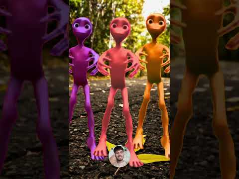 Funny alien dance