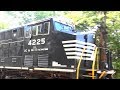 Norfolk Southern Train Gets Stopped By Detector 4 Hot Box