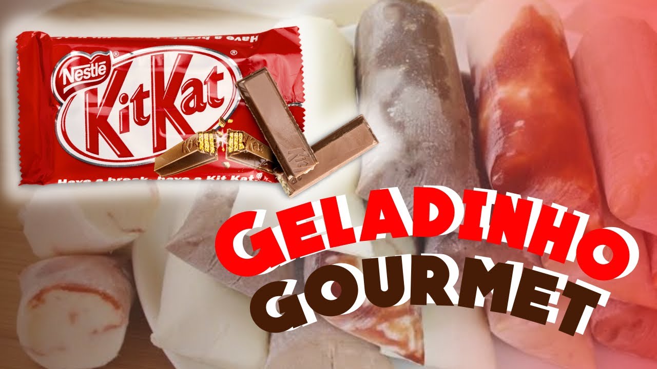 Receita de Geladinho Gourmet de KitKat YouTube